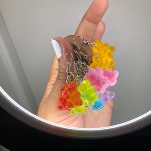 Gummy bear earrings 😍